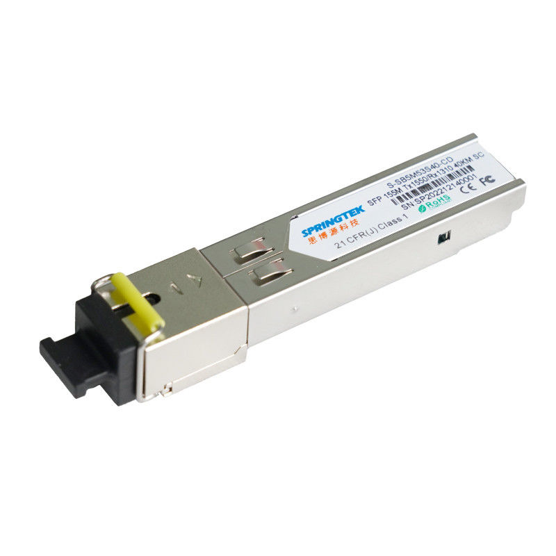 módulo ótico compatível do transceptor do SC DDM do módulo TX1550nm/RX1310nm 40KM de 155M BIDI SFP Cisco