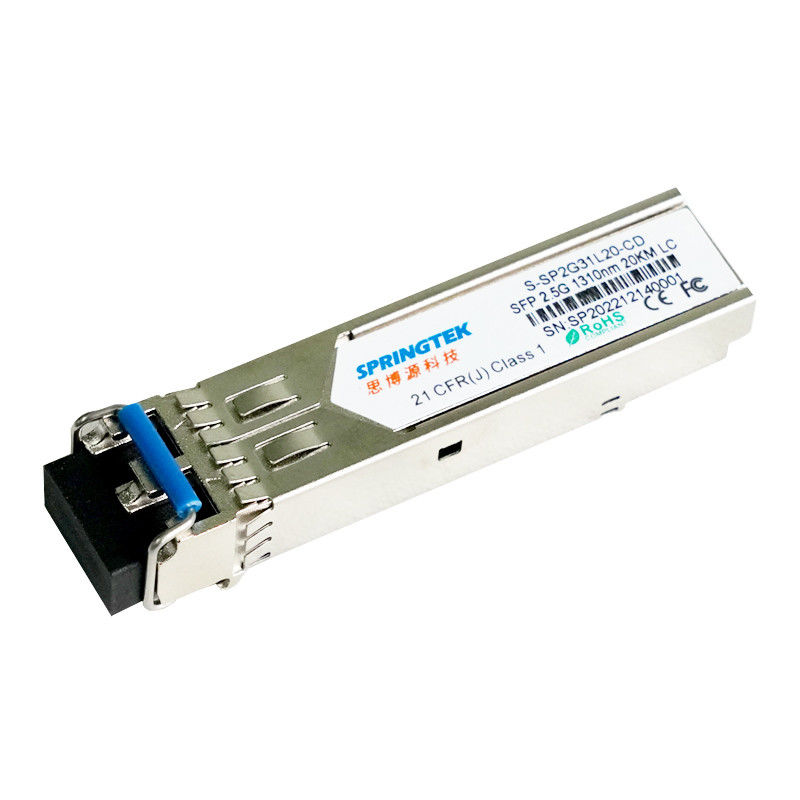 Cisco compatível/Juniper/HP/Arista SMF 2.5G LC 1310nm 20km com o módulo ótico dos transceptores de DDM SFP