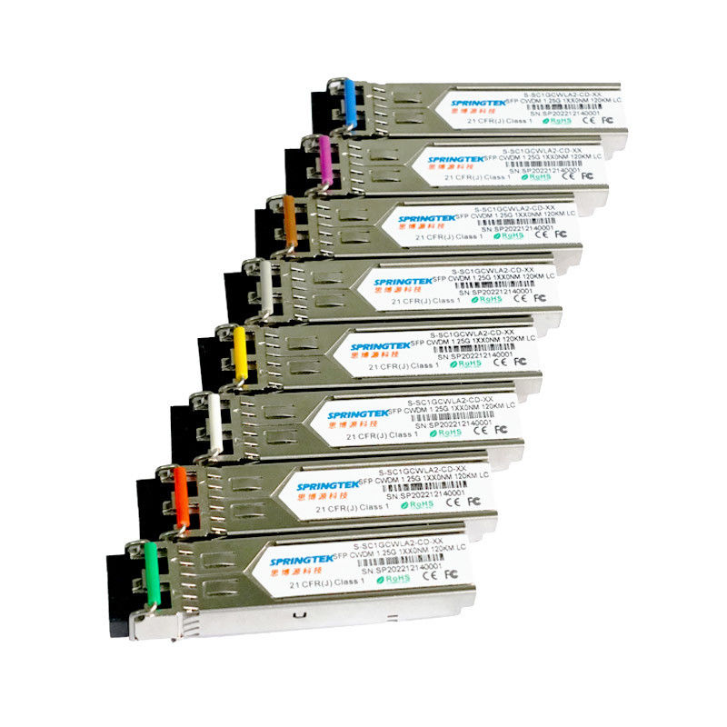 OEM Cisco 1270~1610nm compatível LC 1.25Gbps 120km CWDM SFP com o módulo do transceptor de DDM