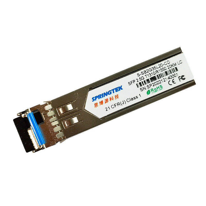 SFP BIDI 20km OEM LC 2.5G T1310/R1550nm módulo de transceptor óptico com DDM