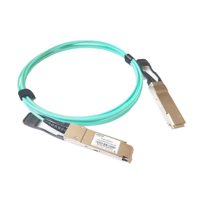 Cabo ótico ótico ativo de cabo 10G /40G dos ethernet da sala do servidor/QSFP28 100G AOC 1m 3m 5m 10m 15m 20m China