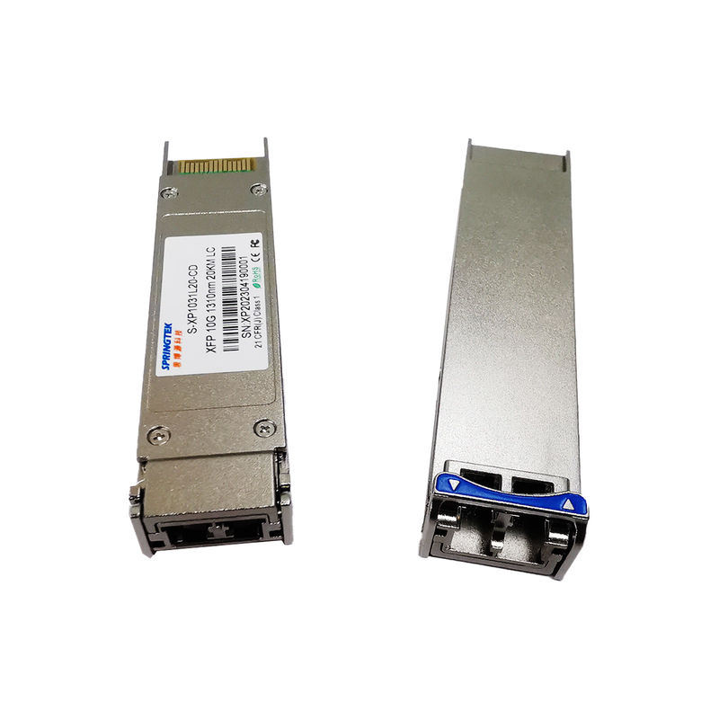 Transceptor duplo LR do único modo 1310nm 20km LC 10G XFP da fibra compatível com brocado